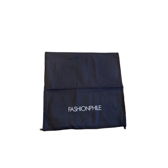 2 Fashionphile Large & Small Square Dust Bags - Empty Grey Storage Dustbags - Picture 4 of 6